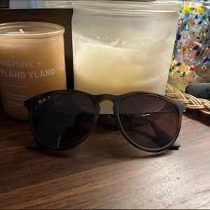 ray-ban erika polarized tortoise